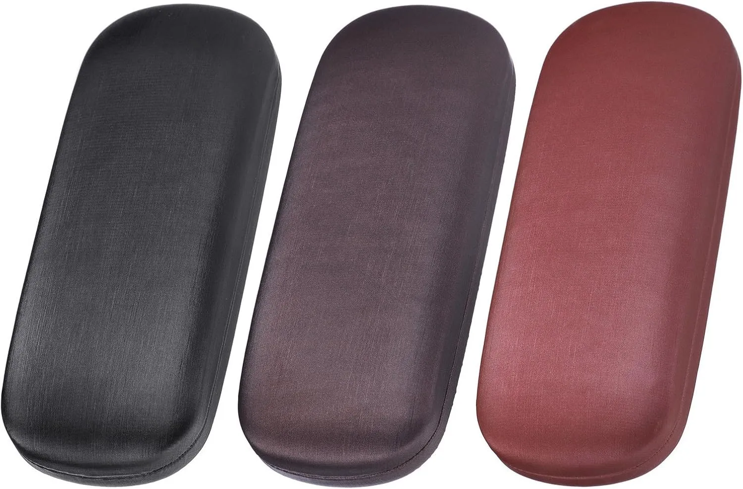 100 Pack Glasses Hard Case - Metal Clamshell Cases Frames 160x60x32mm