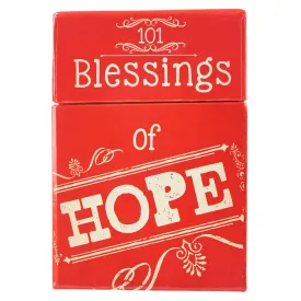 101 Blessings of Hope, Inspirational Scripture Cards to Keep or Share (Boxes of Blessings) Hardcover  Box set, August 1, 2013