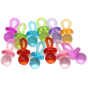 1694 Pk12 Colorful Acrylic Pacifier