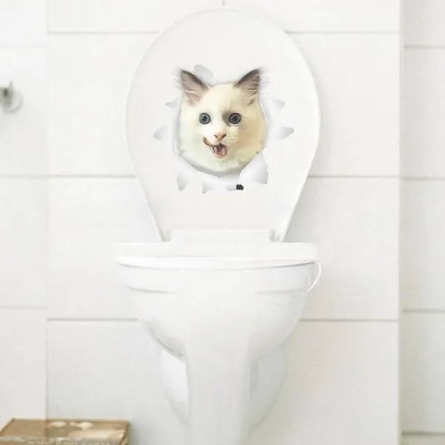 3D  Pet Wall and Bathroom Stickers