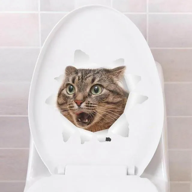 3D  Pet Wall and Bathroom Stickers