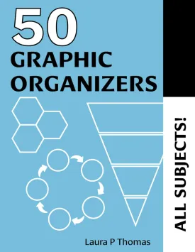50 Graphic Organizers: Created for Middle and High School Students to Enhance Organization, Understanding, and Analytical Skills Across All Subjects (Grades 6-12) Paperback  October 13, 2024