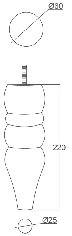 Adrina Wooden Furniture Legs