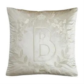 Bridgerton by Catherine Lansfield Regency Crown Natural Cushion (45cm x 45cm)