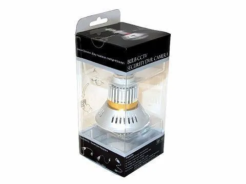 Bulb Design CCTV Surveillance Camera Nightvision for Retailer Security