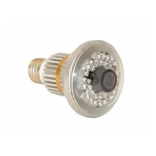 Bulb Design CCTV Surveillance Camera Nightvision for Retailer Security