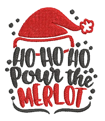 Christmas Drinking Quotes - Designs pack : Embroidery Design