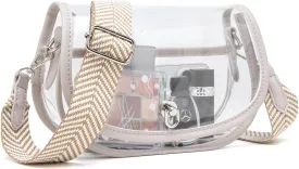 Clear Crossbody Bag Stadium Approved for Womenclear Bags for Stadium Events,clear Purse for Concerts