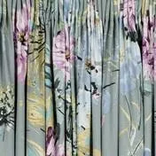Cosmos Grey Green Ready Made Curtains