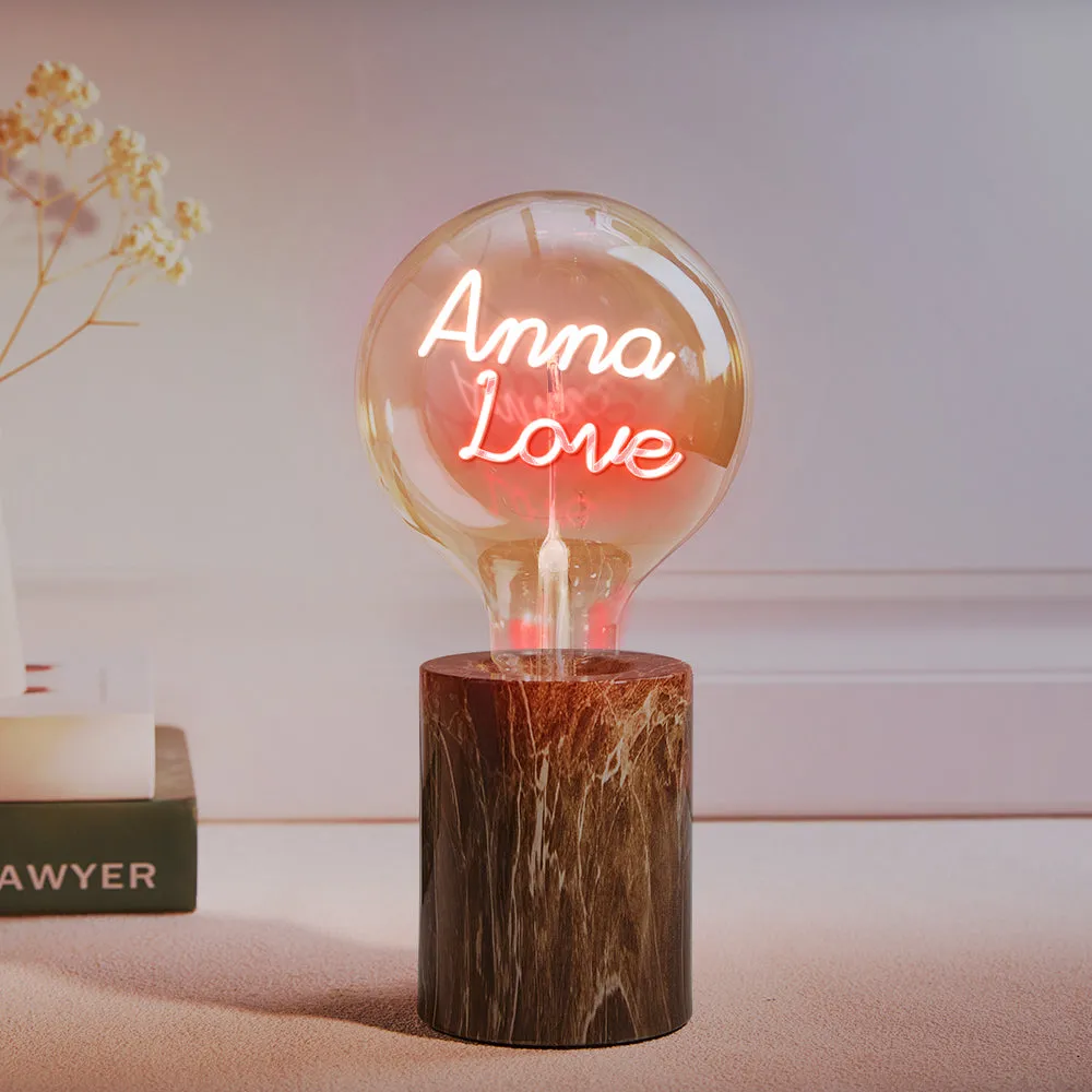 Custom Led Vintage Edison Filament Modeling Lamp Soft Light Bulbs Adjustable Brightness Wireless Base Colorful Lights Led
