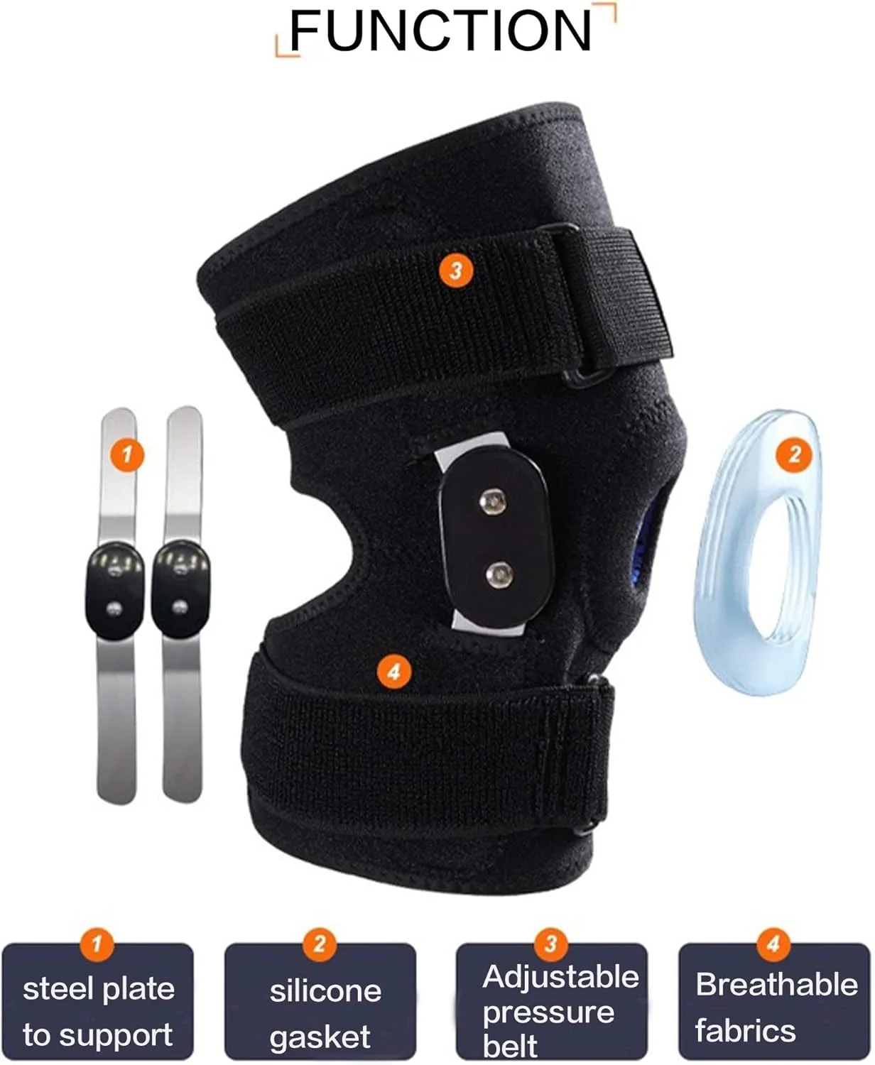 Decompression Knee Brace, Stable Support of The Knee, Pain Relief