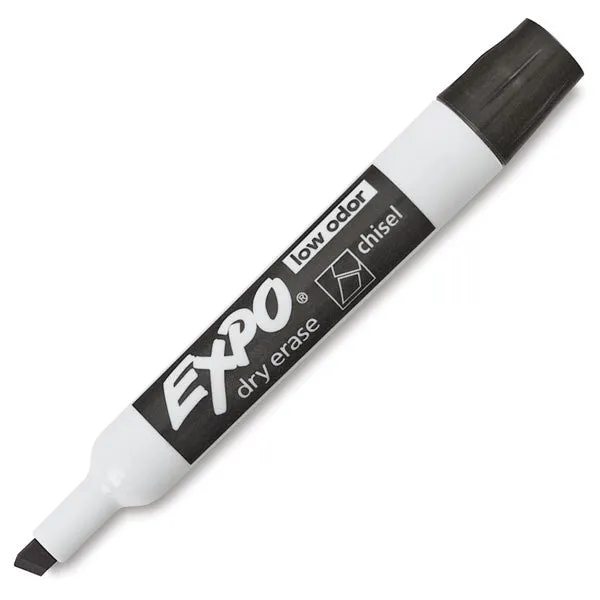 EXPO Dry Erase Marker, Black (1 Count)