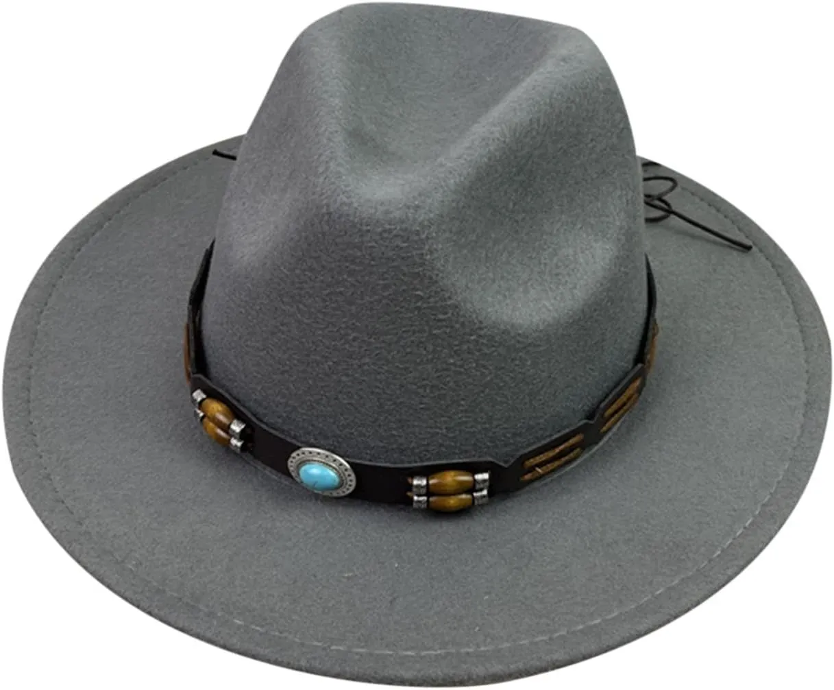 Fashion Fedora Fedoras Men Wide for Women Dress Hat Women's and Hats Baseball Cap Hats Western Cowboy Hat Bands for Men