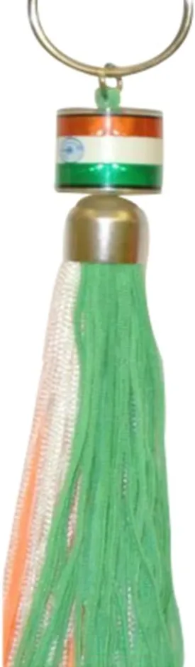 India Mini Small Flag Ring Tassel