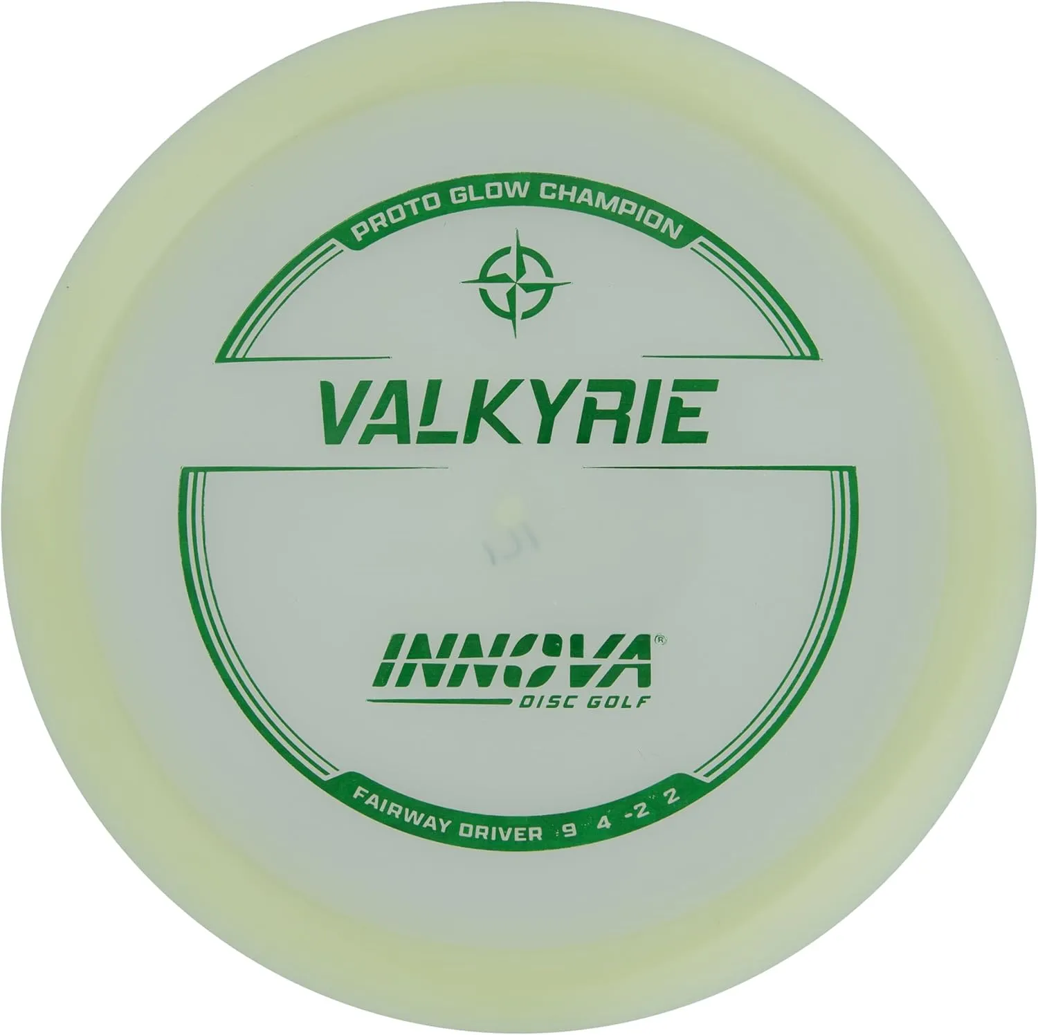 Innova Proto Glow Champion Valkyrie  Glow in The Dark Disc Golf Driver