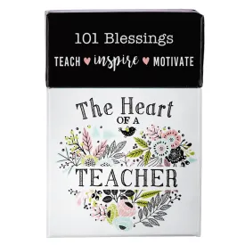 The Heart of a Teacher, Inspirational Scripture Cards to Keep or Share (Boxes of Blessings) Hardcover  Box set, March 2, 2018