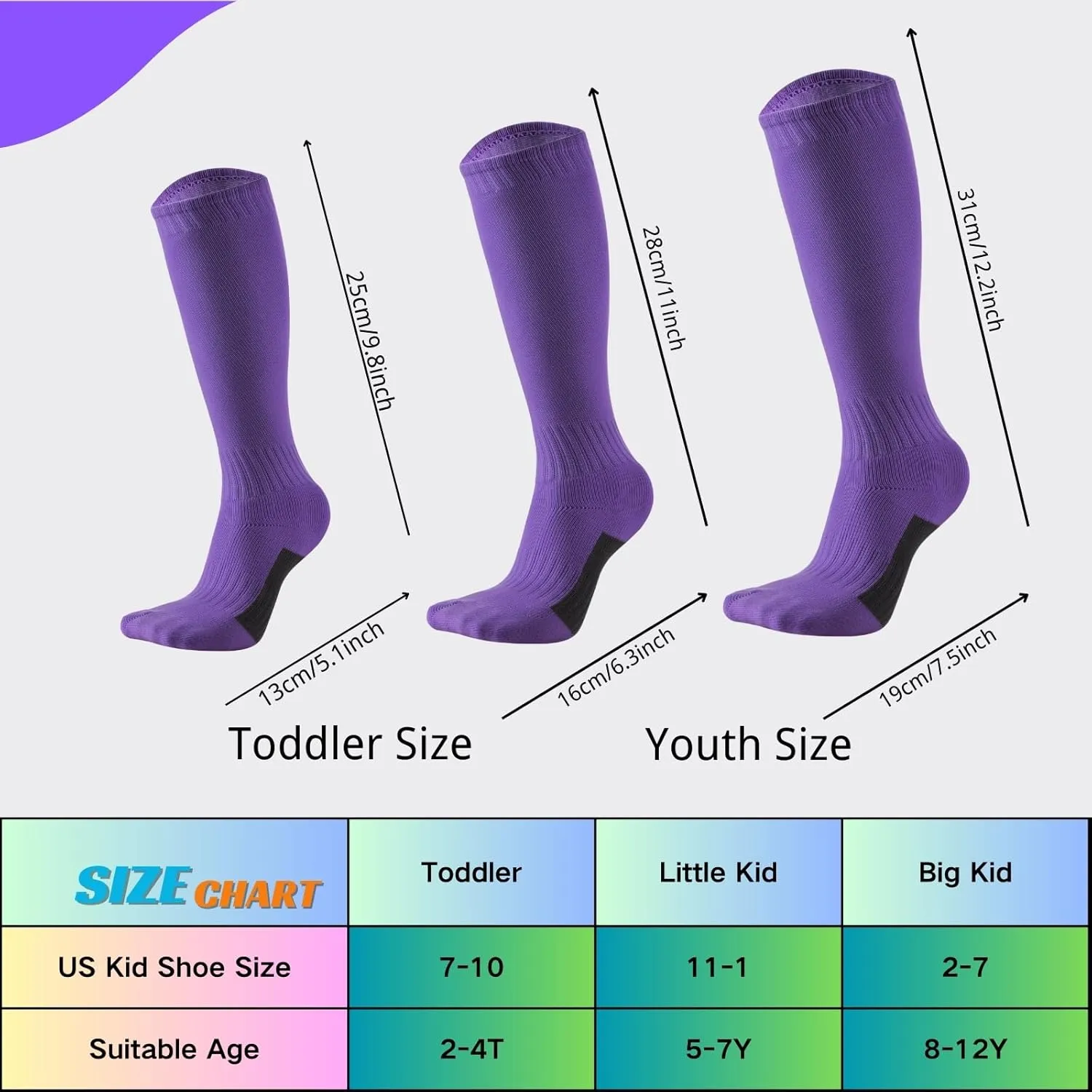 Toddler/Youth Softball Socks, Belt and Baseball Combo Set (2 Pairs of Socks, 1 Belt and 1 Baseball) for Boys Girls