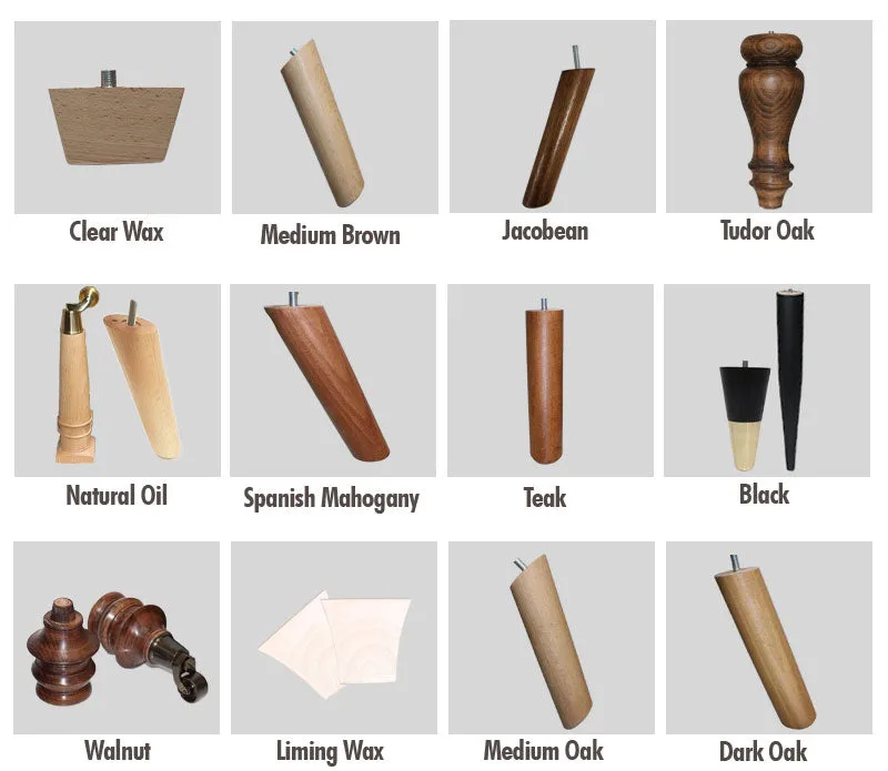 Truro Wooden Furniture Legs
