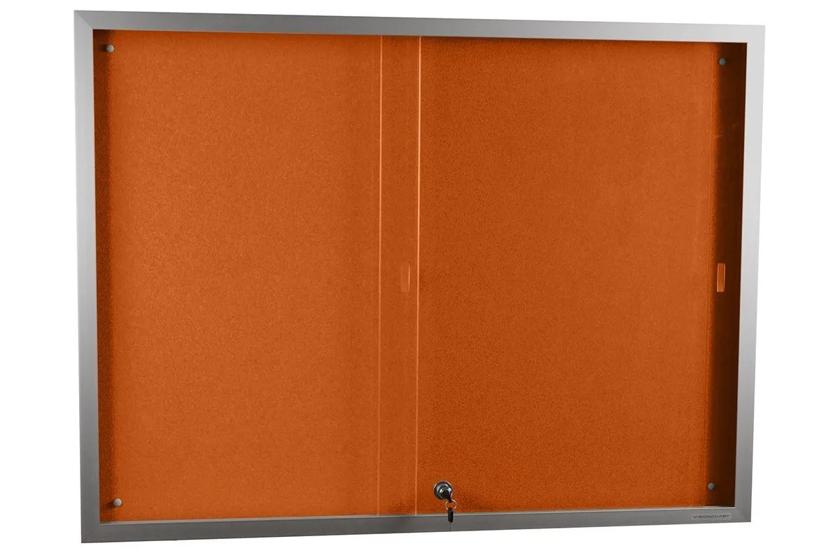 Vision Krommenie Notice Board Sliding Door [900H x 1200W]