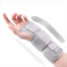 Wrist Brace for Carpal Tunnel - Adjustable Night Support Brace with Splints Left Hand, Hand Support for Arthritis, Tendonitis, Sprain, Injuries, Wrist Pain